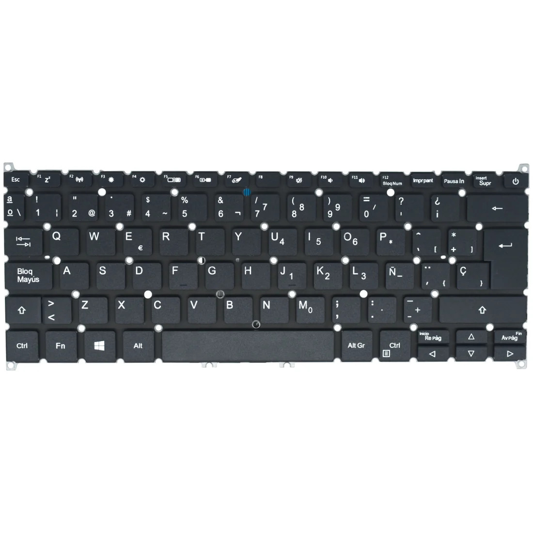 Teclado para IdeaPad Acer Swift 3 SF314-54 SF314-54G SF314-41 SF314-41G (Tecla Encendido), esp, negro
